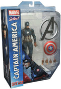 Marvel Select 8 Inch Action Figure Civil War Series - Captain America