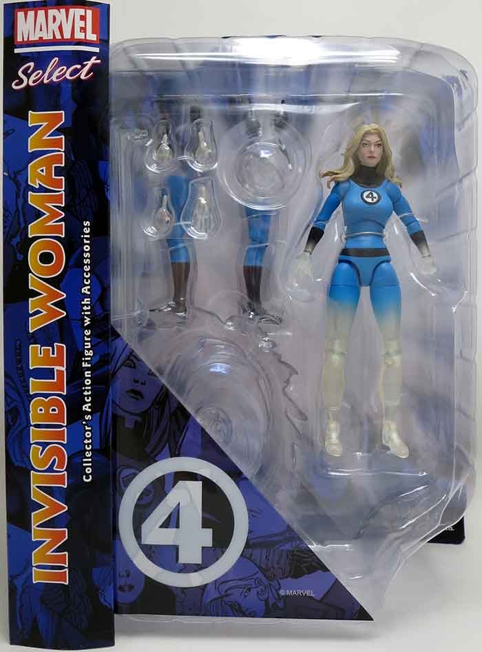 Marvel Select Fantastic Four Inch Action Figure Sue Storm Invisible Woman