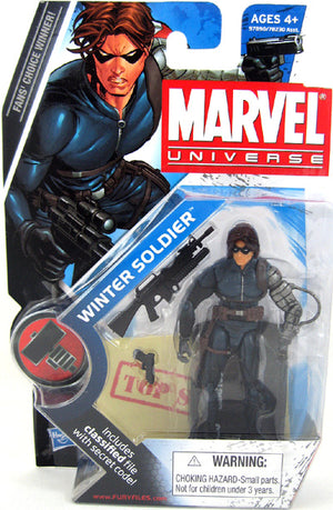 Marvel Universe 3.75 Inch Action Figure (2010 Wave 4) - Winter Soldier Long Hair Version S2 #22