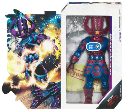 Marvel Universe 19 Inch Action Figure Masterworks Series - Galactus with Silver Surfer (Non Mint Packaging)