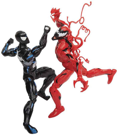 Marvel Legends Spider-Man 6 Inch Action Figure Retro 2-Pack - Black Spider-Man vs Carnage