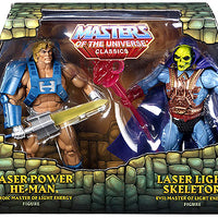 Masters Of The Universe 6 Inch Action Figure 2-Pack Series - Laser Power He-Man & Laser Light Skeletor