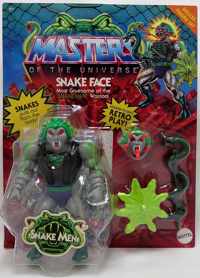 Masters Of The Universe Origins 6 Inch Action Figure Deluxe - Snake Face