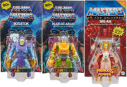 Masters Of The Universe Origins 5 Inch Action Figure Wave 16 - Set of 3 (Skeletor -She-Ra - Man-At-Arms)