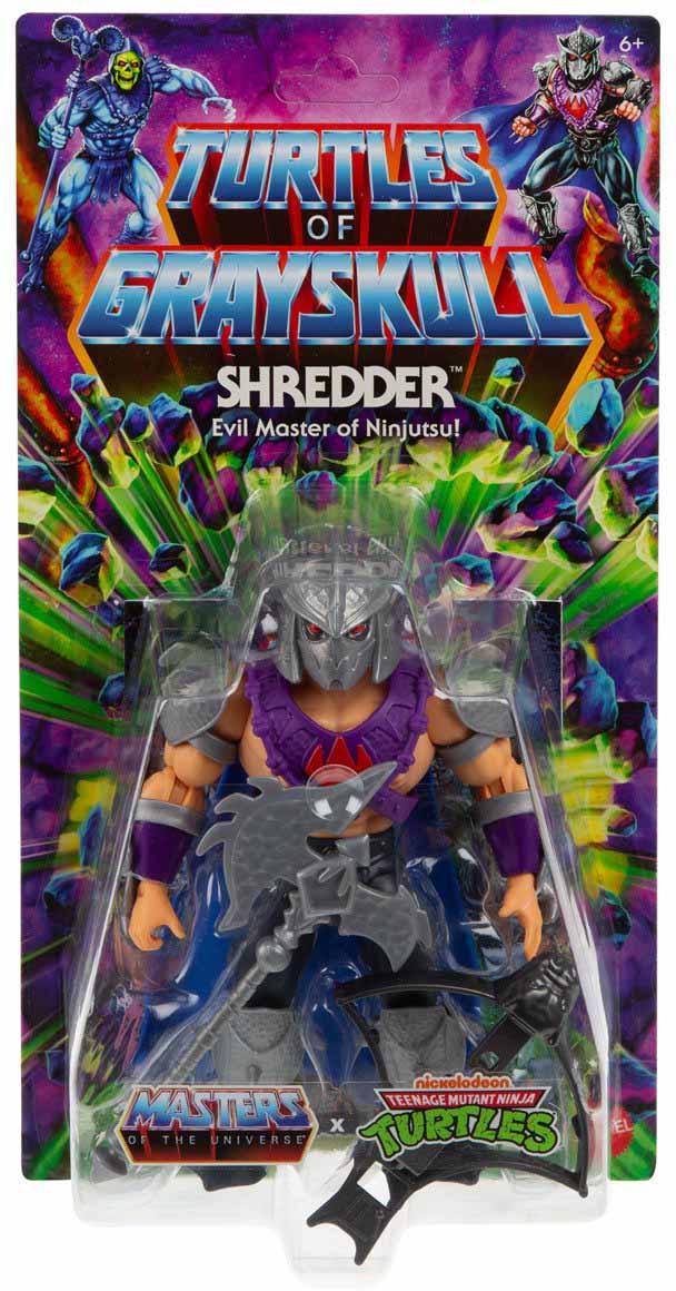 Masters Of The Universe Teenage Mutant Ninja Turtles Origins 6 Inch Action  Figure Turtles Of Grayskull Wave 2 - Shredder (Pre-Order Ships May 2024)