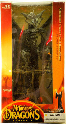 McFarlane Dragon's 14 Inch Static Figure Deluxe Box Set - Sorcerers Dragon Clan & Human Wizard