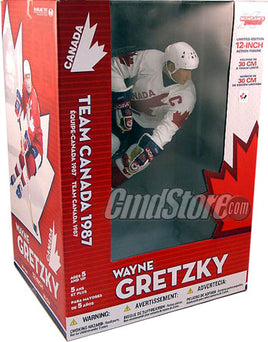 McFarlane NHL Deluxe Action Figures Team Canada Series: Wayne Gretzky White Jersey