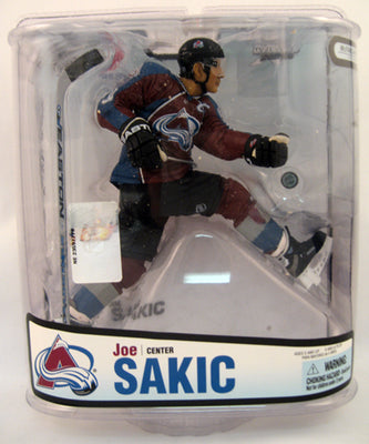 McFarlane NHL Hockey Action Figures Series 18: Joe Sakic Burgundy Jersey Variant