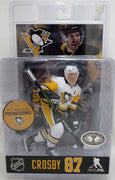 McFarlane SportsPicks NHL 7 Inch Static Figure Series 1 Exclusive - Sidney Crosby White Jersey Platinum