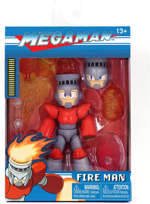 Megaman 4 Inch Action Figure 1/12 Scale Wave 1 - Fire Man