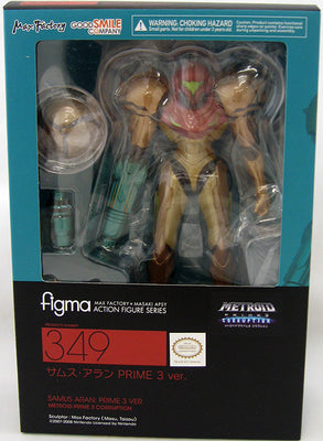 Metroid Prime 3 Corruption 6 Inch Action Figure Figma Series - Samus Aran in Armor