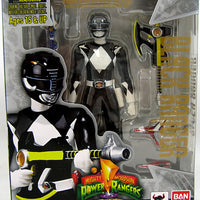 Power Rangers Mighty Morphin 6 Inch Action Figure S.H. Figuarts - Black Ranger (Slight Shelf Wear)