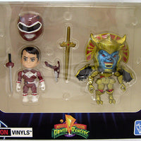 Mighty Morpin Power Rangers 3 Inch Action Figure Metallic 2-Pack Series Exclusive - Red Ranger vs Goldar SDCC 2015