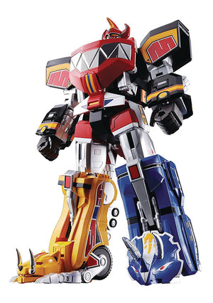 Mighty Porphin Power Rangers 10 Inch Action Figure Soul Of Chogokin - Megazord GX-72