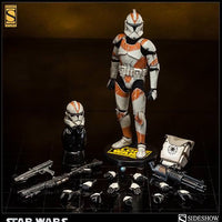 The Clone Wars Militaries of Star Wars 12 Inch Action Figure 1/6 Scale - Clone Trooper Deluxe 212th Sideshow