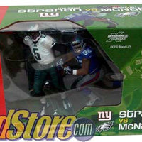 MICHAEL STRAHAN vs DONOVAN MCNABB Deluxe NFL 2 Figure Pack McFarlane Sportspicks