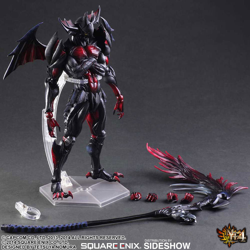 Monster Hunter 4 Ultimate 11 Inch Action Figure Play Arts Kai Series - Diablos Armor Rage Set