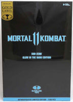 Mortal Kombat 11 7 Inch Action Figure Exclusive - Sub Zero Glow In The Dark Gold Label