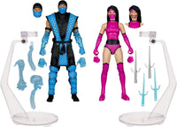 Mortal Kombat Klassic 7 Inch Action Figure 2-Pack - Sub-Zero vs Mileena