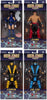 Mortal Kombat Klassic 7 Inch Action Figure Wave 1 - Set of 4 (Sub-Zero - Scorpion - Liu Kang - Kitana)