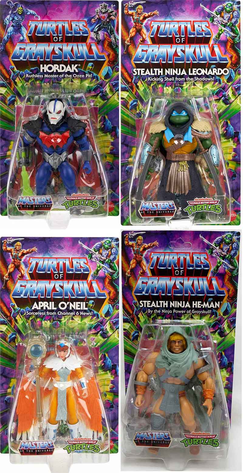 MOTU Figure (4) / マスターズ Masters of the Universe Origins Turtles of Grayskull Wave 4