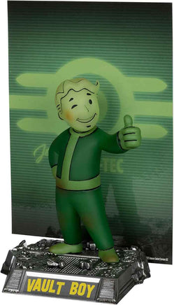 Movie Maniacs Fallout 5 Inch Static Figure Posed Exclusive - Vault Boy Glow in The Dark Edition Gold Label