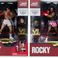 Movie Maniacs Rocky 1976 6 Inch Static Figure Posed Wave 1 - Set of 2 (Rocky & Apollo)
