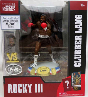 Movie Maniacs 6 Inch Static Figure Wave 2 Exclusive - Clubber Lang (Rocky III) Platinum