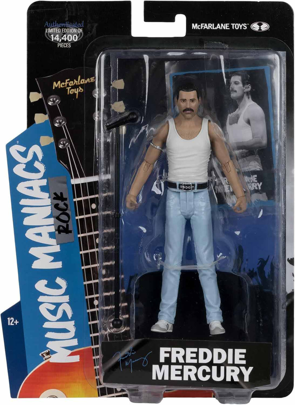 Music Maniacs Rock & Roll 6 Inch Static Figure Wave 3 - Freddie Mercury