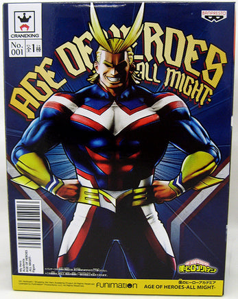 My Hero Academia 7 Inch Static Figure Age Of Heroes - All Might