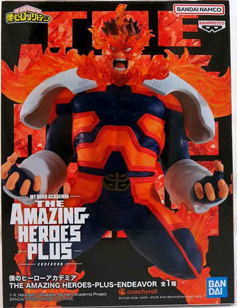Banpresto Endeavor – Figura My Hero Academia, The Amazing Heroes Plus, Altezza 17 Cm, PVC, Multicolore