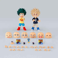 My Hero Academia 3.75 Inch Action Figure S.H. Figuarts - Izuku Midoriya & Katsuki Bakugo Childhood Set