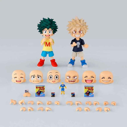 My Hero Academia 3.75 Inch Action Figure S.H. Figuarts - Izuku Midoriya & Katsuki Bakugo Childhood Set