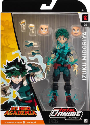 My Hero Academia 6 Inch Action Figure Total Anime - Izuku Midoriya #04