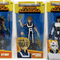 My Hero Academia 7 Inch Action Figure Wave 3 - Set of 3 (Bakugo - Stain - Tenya Lida)