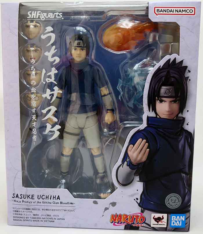 Bandai Spirits Naruto S.H. Figuarts Sasuke Uchiha - Ninja Prodigy of The  Uchiha Clan Bloodline - Action Figure Galactic Toys & Collectibles