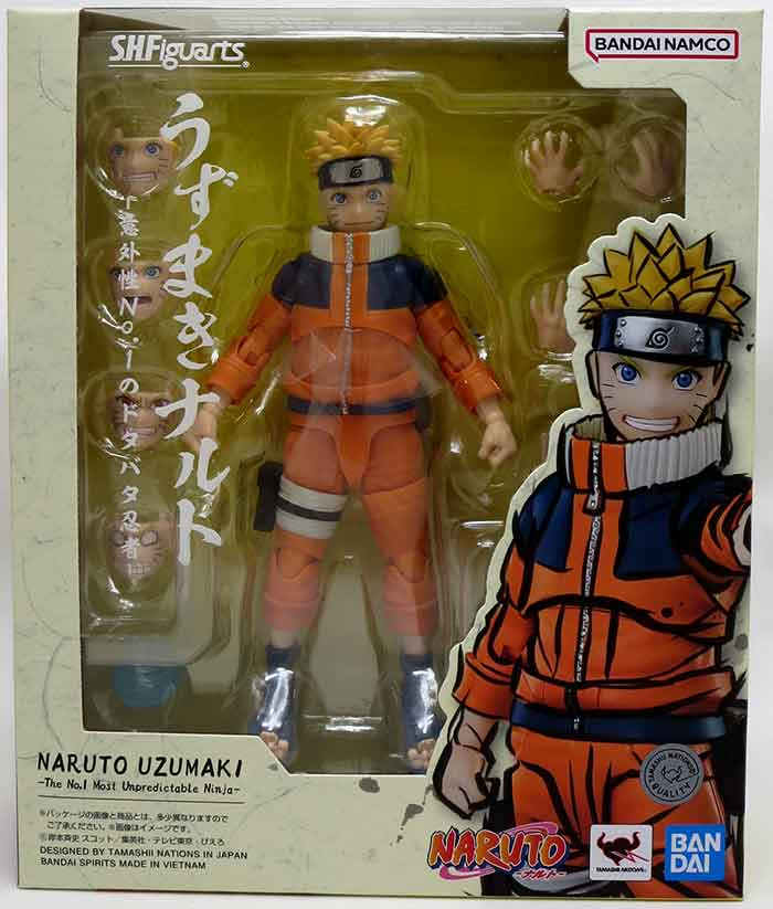 Bandai Tamashi Nation SH Figuarts SHF - Naruto The No.1 Most Unpredictable  Ninja - Naruto - Figurine Collector EURL