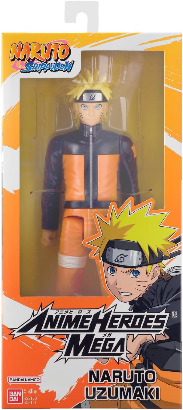 Naruto Shippuden 12 Inch Action Figure Anime Heroes Mega - Naruto