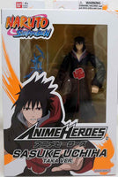 Naruto Shippuden 6 Inch Action Figure Anime Heroes - Sasuke Uchiha Akatsuki Version