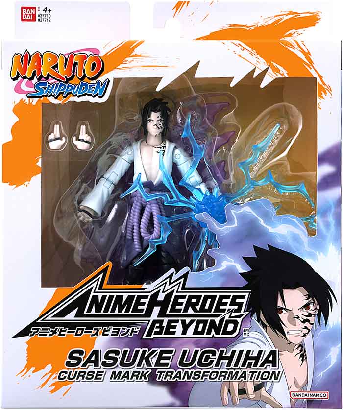 ANIME HEROES - Naruto - Sasuke Uchiha Rinnegan/Mangekyo Sharingan Action  Figure