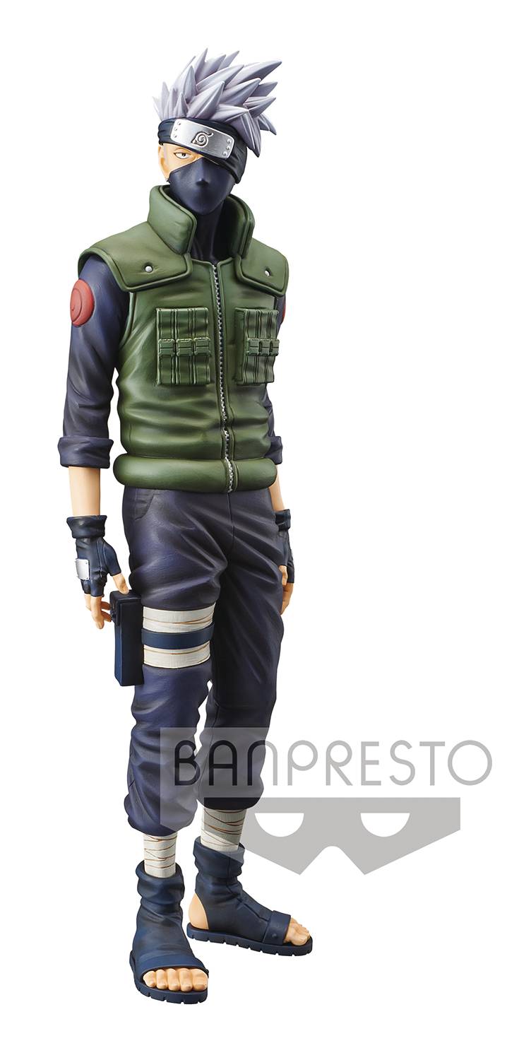 Naruto Shippuden 11 Inch Static Figure Grandista series - Kakashi (Shelf Wear Packaging)