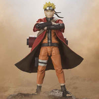 Naruto Shippuden 6 Inch Action Figure S.H. Figuarts Exclusive - Naruto Uzumaki Sage Mode Savior of Konoha