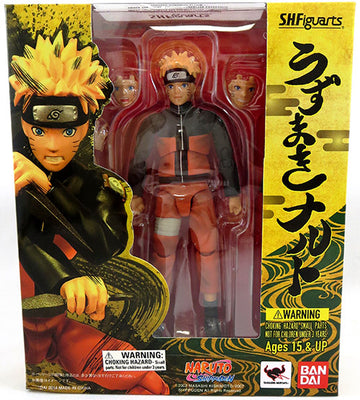 Naruto Shippuden 6 Inch Action Figure Tamashii Nations - Naruto (Shelf Wear Packaging)