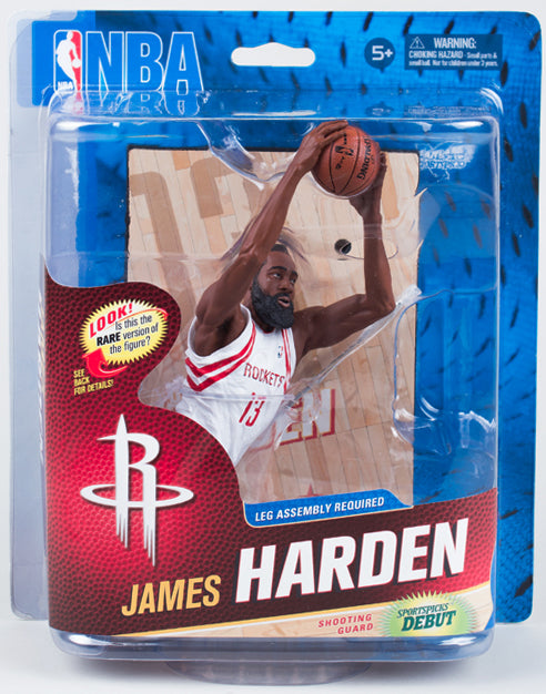 NBA Basketball 6 Inch Action Figure Series 23 - James Harden White Jersey Bronze Level Variant