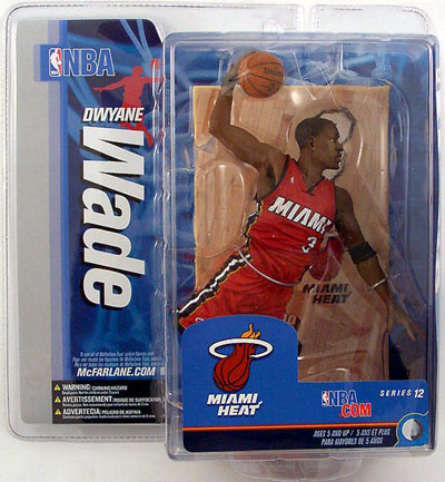 NBA Basketball Series 12 Action Figures: Dwyane Wade Red Variant