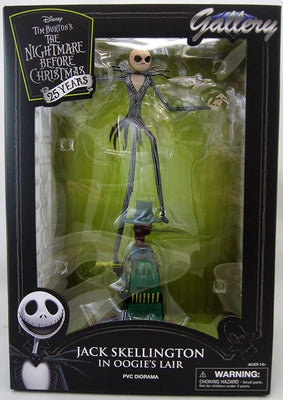 NBX Gallery 9 Inch Action Figure Nightmare Before Christmas - Jack Skellington In Oogie's Lair