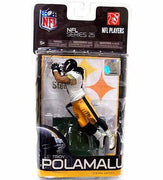 NFL Football 6 Inch Static Figure Series 25 - Troy Polamalu White Jersey