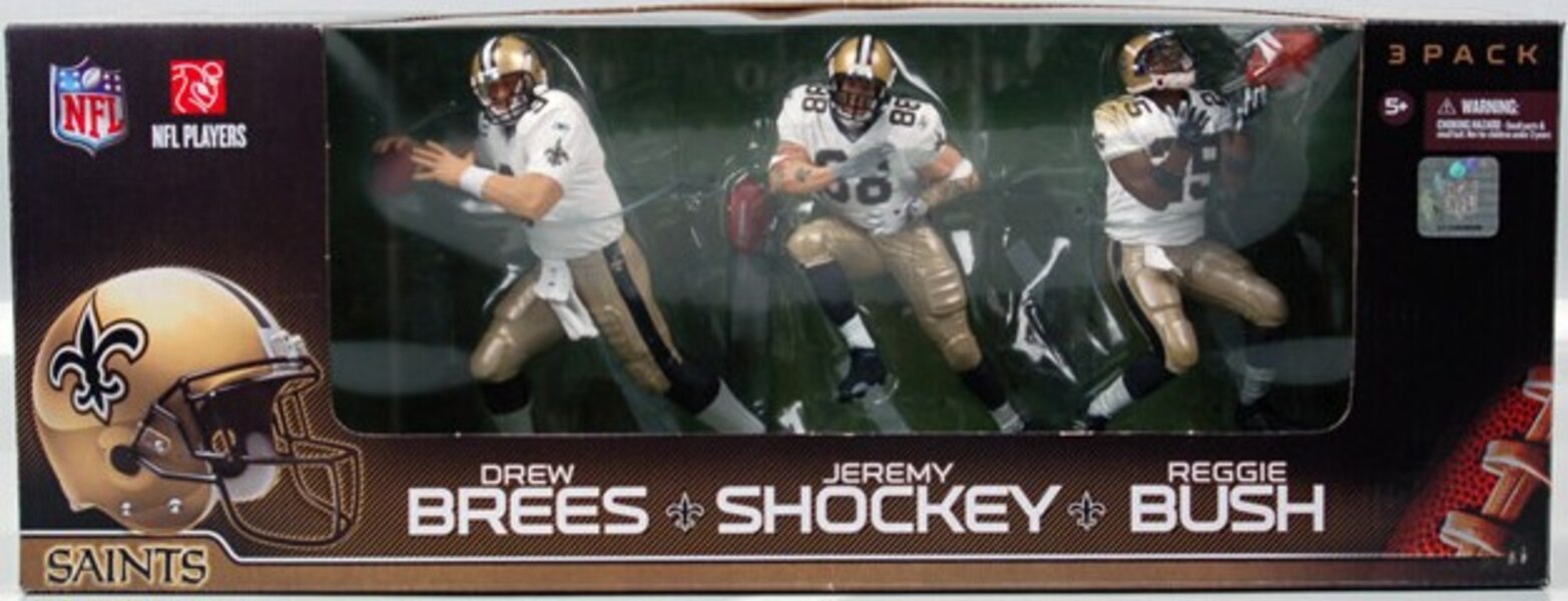 NFL Football Sportpicks 6 Inch Static Figure Box Set - New Orleans