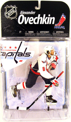 NHL Hockey Action Figure 2009 Wave 2 (Series 22): Alexander Ovechkin 3 White (Sub-Standard Packaging)