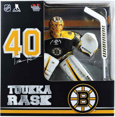 NHL Hockey 9 Inch Static Figure Giant Sized Deluxe PVC - Tuukka Rask Black Jersey